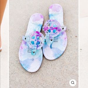 The London Flip Flops (Starlight) NWT!